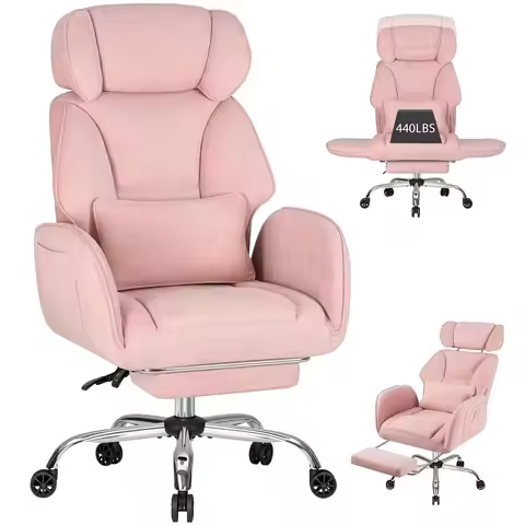 Criss Cross Chair with Wheels Ergonomic Office Chair with Reversible Armrest Wide Seat Comfy Desk Ch