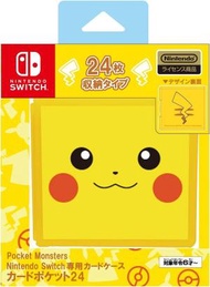 任天堂 - Switch 原裝授權遊戲卡收納盒 24 (寵物小精靈 寶可夢- 比卡超)