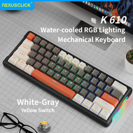 NexusClick 60% Wired Gaming Mechanical KeyboardRGB Backlit Mini Layout English Russian bilingual for