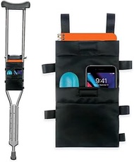 Crutch Bag - Crutches Accessories, Pouch for Underarm Crutches Pouch Pocket Cup Holder Broken Leg Crutches Accessories Storage Bag