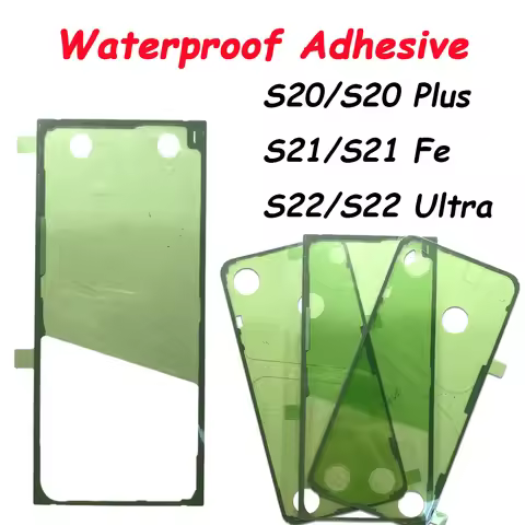 Waterproof Sticker For Samsung S23 S21 S20 Ultra S21 Fe S21 Plus Adhesive Sticker Back Housing Batte