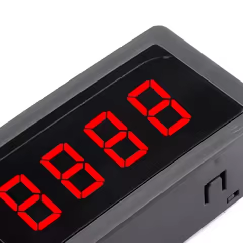 Classic-4X 9999RPM Tachometer Digital LED Counting Meter DC 8-24V Gauge Speed Meterwith NPN 5V Hall 