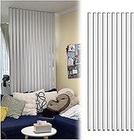 Privacy Screens Room Partition Post - 2ft/3ft/4ft/5ft/6ft/7ft/8ft Tall Aluminum Alloy Column Partiti