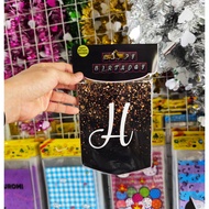 Birthday Banner Happy Birthday Banner/ - Black Banner