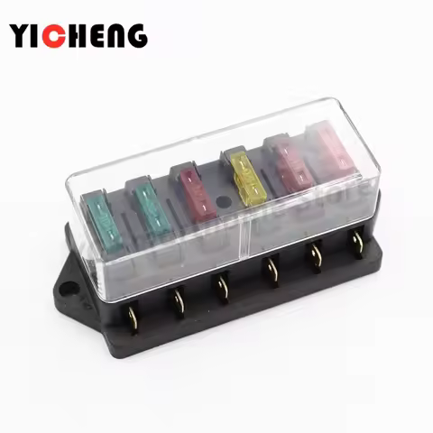 High quality car fuse box 6P six-way