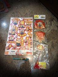 小小兵新年裝飾貼紙