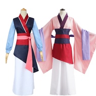 Halloween Hua Mulan Style Hanfu Suit - Adult Cosplay Costume