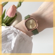 Square Leather Watch For Women Original Simple Waterproof Girl Small Dial New Style Quartz Watch Korean Fashion Ladies