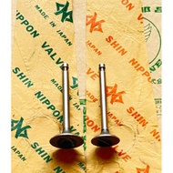 Honda S90/CS90/CL90/C90/CD90/CT90/SL90/ST90/CM91/C201 Exhaust Valve & Intake Valve (SHIN NIPPON) (Ja