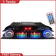 1600W Peak Power Karaoke Player FM Radio USB Bluetooth-Compatible 4 Channel HiFi Stereo AMP Mini HIF