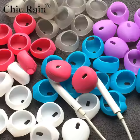 Silicone Earphone Case Earpads For Iphone5 5s 6 6plus 6s 6splus 7 In-Ear Airpod Earbuds Tips Eartips