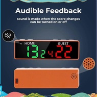Mini Digital Scoreboard Portable Wireless Electronic Scoreboard with Buzzer 6-Digit Display for Corn