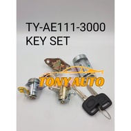 KEY SETS TOYOTA COROLLA AE111