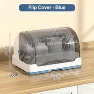 {QZY Department Store} Dish Rack Organizer Cabinet With Cover Lagayan ng plato Kitchen Dish Drain Pl