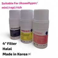 SK MAGIC Filter Replacement Cartridges (4" Sediment Filter / Carbon Filter / Nano Membrane Filter)