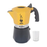 BIALETTI - 4杯裝鋁質加壓摩卡咖啡壺-黃色