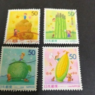 S1092: Japan stamps 50 Yen(5V)
