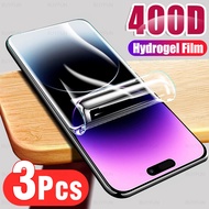 3PCS HD Hydrogel Film For iPhone 14 Pro Max Case Protection Film For Apple iPhone 14 14Pro 14Plus Screen Protector Not Glass