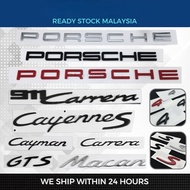 Porsche Macan Cayenne Cayman Panamera 911 Carrera Boxster S GTS GT3 Turbo OEM Emblem Logo