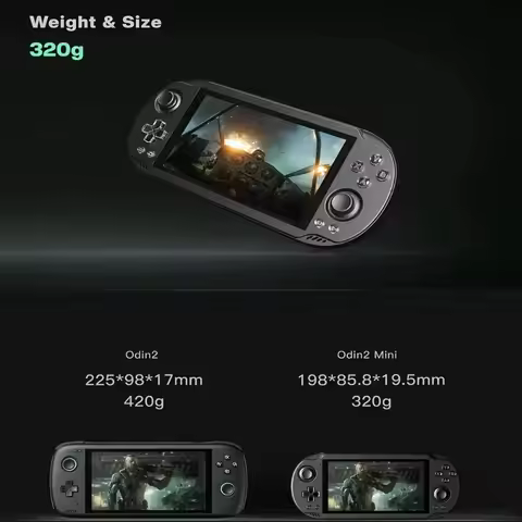 Odin 2 Mini Handheld Odin2mini LED 5 Inch Touch Screen 5000mAh Battery Android 13 System 8gen2WiFi