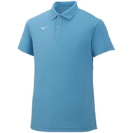 Mizuno N-XT Training Polo Shirt, Moisture-Wicking, Quick-Drying, 32MA9670, Blue Atoll, Size 3XL