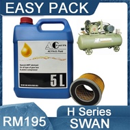 SWAN H Series piston oil and air filter 3HP to 10HP HVP203 HVU203 HVU203E HVU205E HVP205V SW7312-1