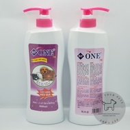 Sữa tắm One 7x làm hết ghẻ xà mâu ve nấm da ngứa rụng lông dành cho thú cưng - 800ml