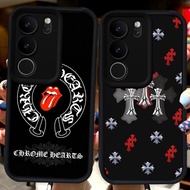 Black Casing for Infinix HOT Note 60 50i 50S 60i 50X 50 Pro Plus 5G H115 Chrome H-Hearts