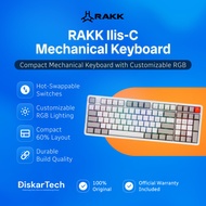 RAKK Ilis-C Mechanical Gaming Keyboard (96 Keys, RGB, Hot-Swappable, Wired)