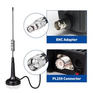 27MHZ CB Radio Antena BNC Male PL259 untuk ICOM IC-V8 Kenwood TK100 Motorola HT440 HT90 CB Walkie Ta