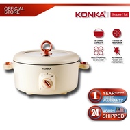 【Clearance Sale】KONKA Multifunctional Electric Cooker Hot Pot (3L) [RM50 Coupon Ends August 31st] KZ