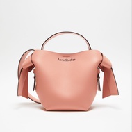 ACNE STUDIOS Musubi牛皮扭結中包 鮭魚粉