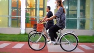ฟรีประแจ+หกเหลี่ยม จักรยานสไตล์วินเทจ จักรยาน จักรยานจ่ายตลาด จักรยานวินเทจ จักรยานผู้ใหญ่ จักรยานพับได้ ขนาด20/24นิ้ว 20นิ้ว/สีชมพู One