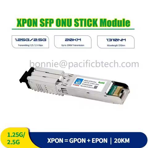 HSGQ V06 EPON Stick SFP GPON ONU Stick SFP GPON ONU STICK With MAC SC 1310nm/1490nm Pon Module Ont 2