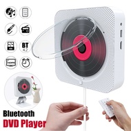 CD/DVD Player Wall Mountable Bluetooth Portable Home Audio Boombox Built-in HiFi Speakers