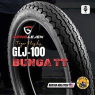 [2025] GENGLEJEN GLJ 100 Tubeless 70/90-17 80/90-17 Tayar Bunga TT (TT Dunlop)