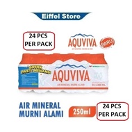 AQUVIVA mineral water 250ml x 24 pcs | Aquviva mineral water 700ml CONTENTS 12 BOTTLES (AQUVIVA 250 