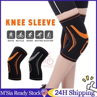 【Stock 】1pcs Sport KneePad Breathable Anti-slip Knee Guard Running Football Gym Knee Pad Pelindung Lutut