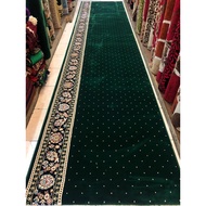 Al Kautsar Mosque Carpet Meter Size 100 x 120cm Prayer Rug Roll Mosque Carpet/ Golden Mosque Prayer 