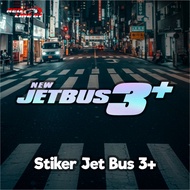 JET BUS 3+ STICKERS