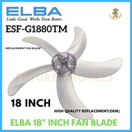 Elba ESF-G1880TM 18" fan blade Replacement/elba 18inch fan blade 5 blade