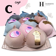 Women's Bra Large Cup Without Wire Fema 7781 A10/Women's Bra Cup C Thin Foam 3MM Size 38-46