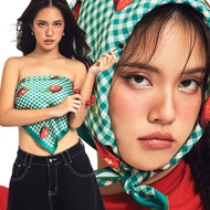 [CEREAL KILLER] Wrap around Top Strawberry Pattern (CK031)