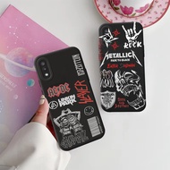 Samsung A02 M02 A7 2018 A10 A10s A11 - Silicone - B4nd M3tal Motif - Fashion Case - TPU Silicone - B