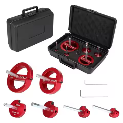 ABMR-6Pcs PVC Pipe Reamer Kit, For Sch. 40 CPVC, Socket Hub Saver PVC Fitting Saver 3/4", 1", 1-1/2"