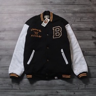 Varsity Bape Jaket Bomber Varsity Bape Bomber Pria Bape Bomber Cewek