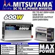 JUAL / Power Inverter Mitsuyama 600 Watt MS-INV600 Mengubah Arus Dc Menjadi Ac