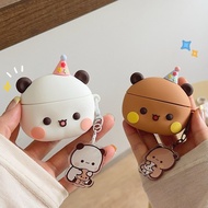 Apple Earphone Case One or Two Cloth Cute Three-Dimensional Cartoon Earphone Case airpod3 aipod4 Gen