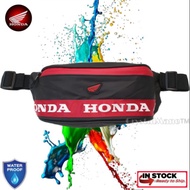 HONDA Waterproof 💦 Bikers Waist Bag.Beg Pinggang Motosikal Kalis Air 💦