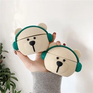Cute Little bear Earphone Cover For AirPods 1st/2nd Generation Earphone Cover Airpods pro Protective Case Airpods 3rd Generation Soft TPU Case